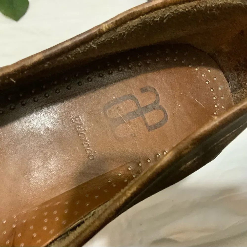 Allen Edmonds Eldorado Driving Loafers Moccasins Shoes Bison Leather Men’s 8.5 D